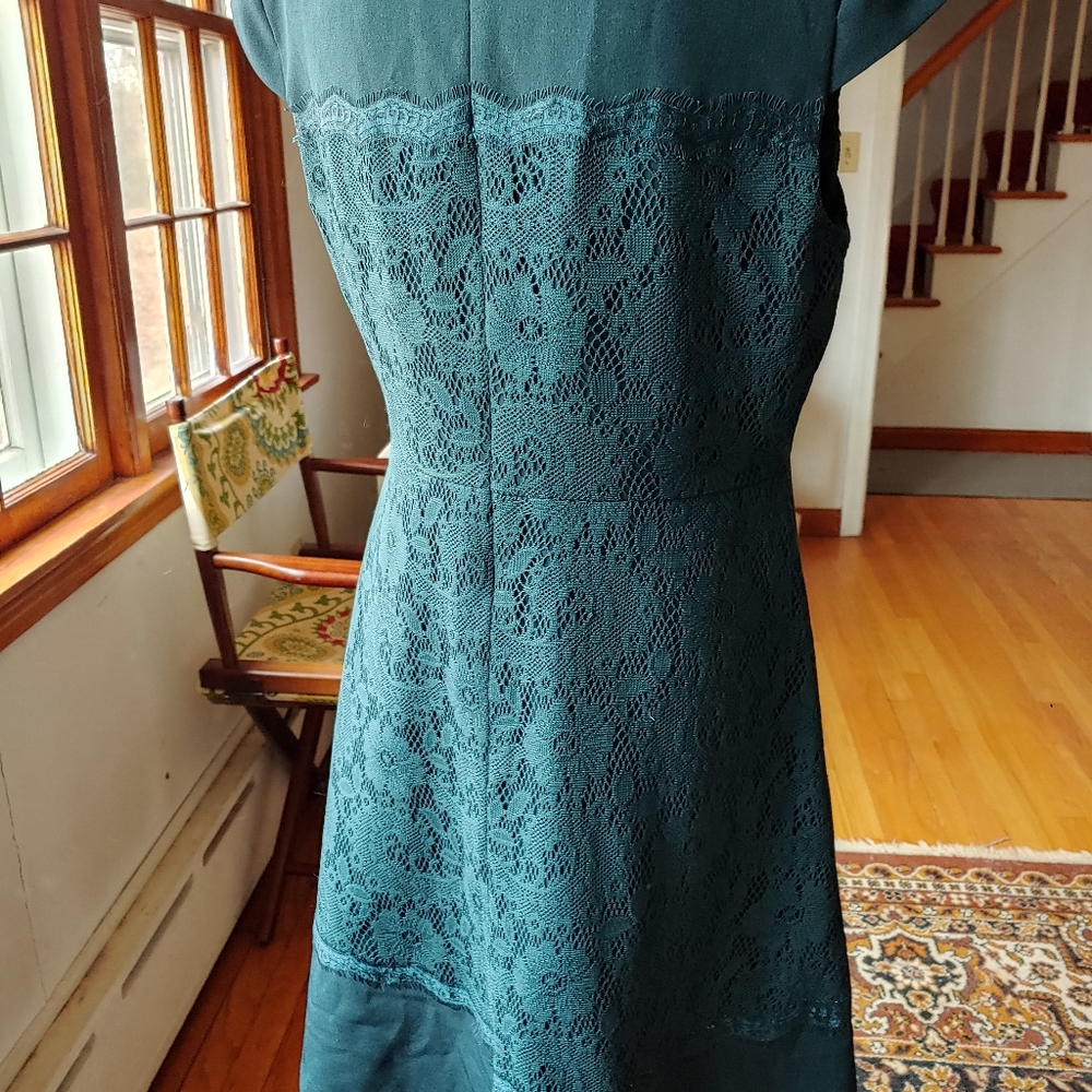Forest green dress